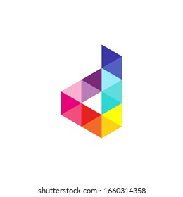 logo d digital design vector modern graphic
