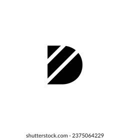 Logo D initial D design vektor monogram identity business e-commerce