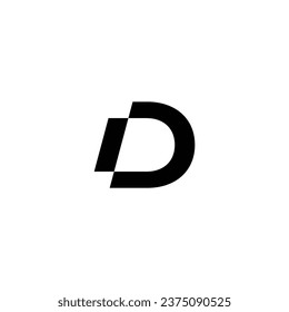 Logo d initial d konfimation design identity brand