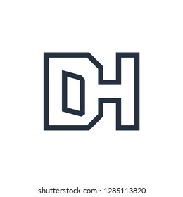 logo D initial D symbol