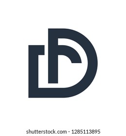 logo D initial D symbol