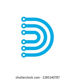 logo D initial D symbol
