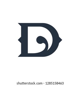 logo D initial D symbol
