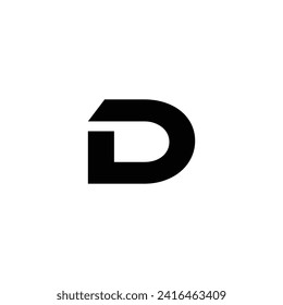 Logo d initial d vektor illustration business brokers investing management