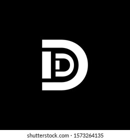 logo D vector simple nice modern creative