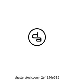logo DA technology element technology