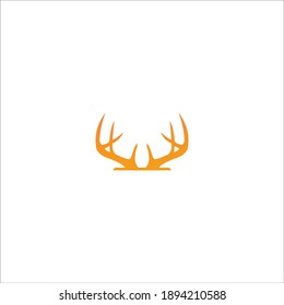 logo deer icon templet vector