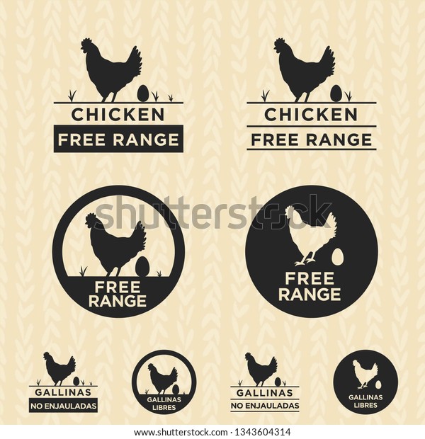 Logo to define foods from non-caged hens, free\
range, cage free
