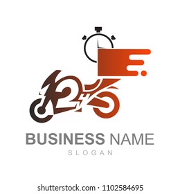 logo delivery by motorcycle and serve 24 hours, logo ready to use
