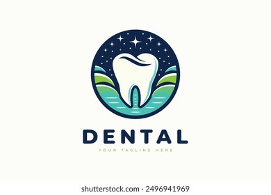 Logo Dental Care for your business vector illustrartion