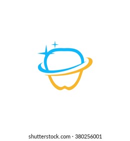 Logo for the dental clinic. Treatment and disposal of problematic teeth. Equipment vector icon. World Day of the dentist character.