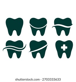 logo for Dental clinic vector set