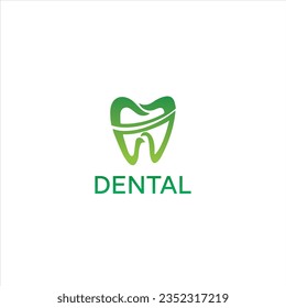 logo dental design vector modern graphic