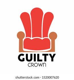 a logo depicting a royal throne
