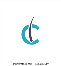 logo dermatology simple concept - vector
