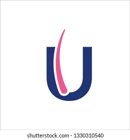 logo dermatology simple concept - vector