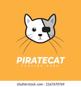 Logo desaign Of pirate Cat