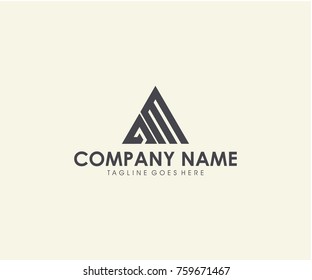 AM logo design