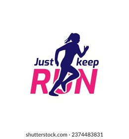 Logo Design for 5K fun run event in vector