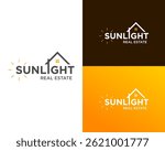 Logo design about a house that uses solar power as its electricity supply.

