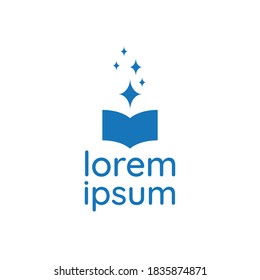 Logo design about kid education service in vector illustration. Child Education logo template, Collection of Reach Star symbol