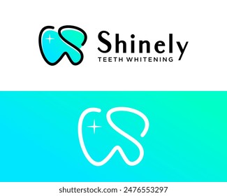 Logo design about letter S monogram and dentist.