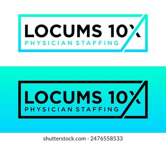 Diseño del logotipo sobre el número 10, la letra X y una flecha que apunta a la parte superior derecha.
