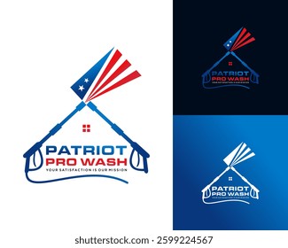Logo design about professional house washing service in America.

