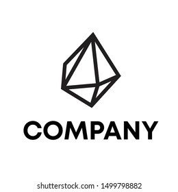 Logo design abstact initial A sign symbol