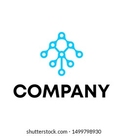 Logo design abstact initial A sign symbol