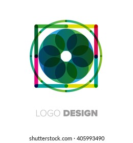 Logo Design. Abstract Color Concept. Eps10