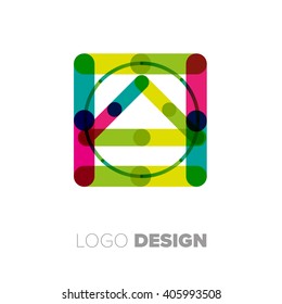 Logo Design. Abstract Color Concept. Eps10