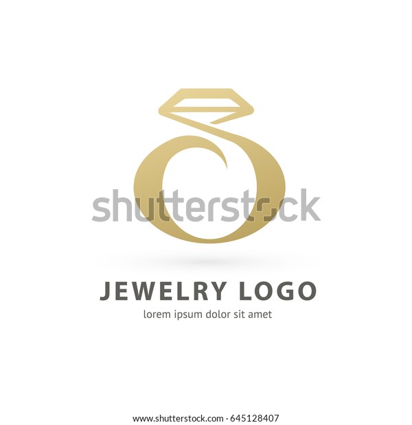 Logo Design Abstract Engagement Vector Template Stock Vector (Royalty