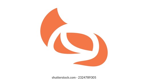 diseño de logotipo icono de zorro abstracto inspiración vectorial