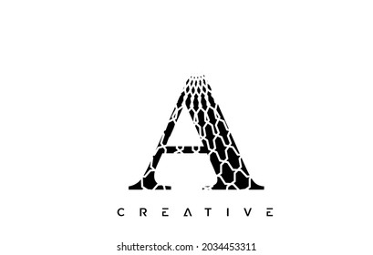 A Logo Design With Abstract Lines. Artistic Elegant Black and White Lines Icons Vector Illustration