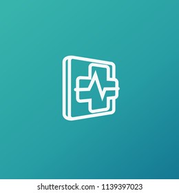 Logo design abstract medical vector template. Illustration design of logotype cross health symbol, people care sign.