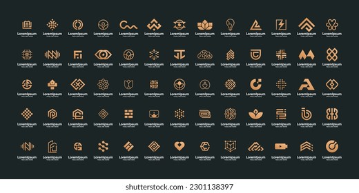 Logo design abstract mega collection