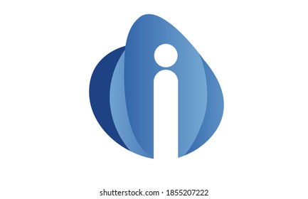 i logo design, abstract design, Recruitment Logo. Creative Logo