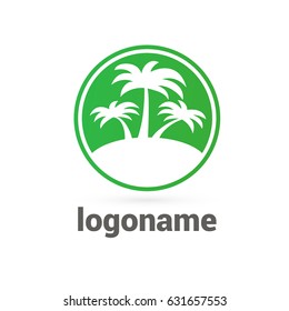 Logo design abstract resort vector template. Illustration design of logotype business travel symbol.