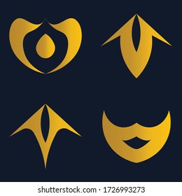 logo design with abstract and vector appearance