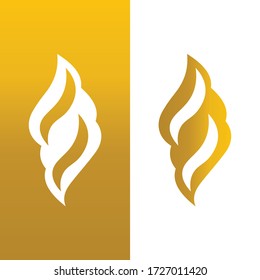 Logo design with abstract and vector appearance for the logo template