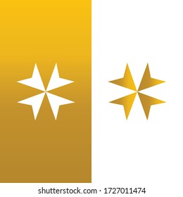 Logo design with abstract and vector appearance for the logo template