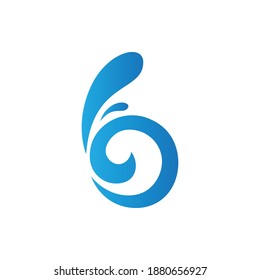 logo design of abstract wave. letter B water. Suitable for your business, company, etc. a unique, exclusive, elegant, professional, clean, simple, modern logo. It would be perfect for your company.