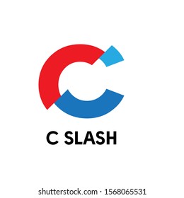 Logo design with abtract c letter 