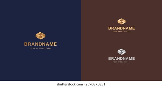 Logo design with alphabet L. Letterform design mark or brand identity. Vector illustration. Modern style.