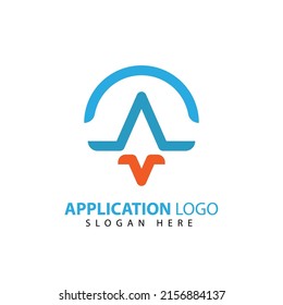 logo design for an application or company logo and for a company branding