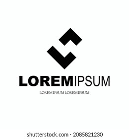 a logo design with arabic letter monogram for arabic speaking brand