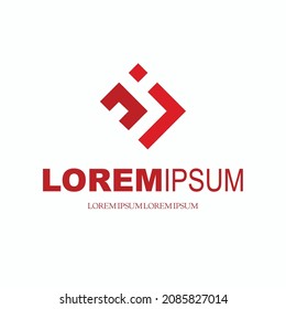 diseño de logotipo con monograma de letra árabe para marca de habla árabe