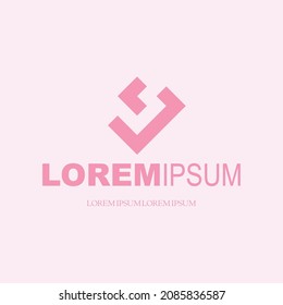 a logo design with arabic letter monogram for arabic speaking brand