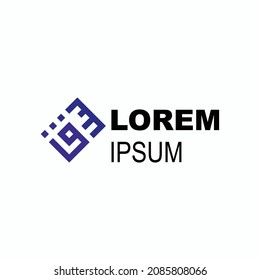 un diseño de logotipo con un monograma arbóreo para una marca en lengua árabe